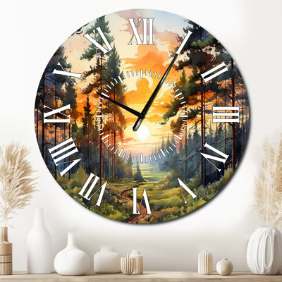 Horloge murale pin