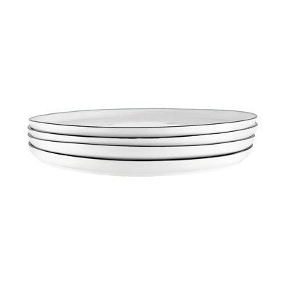 Canvas Home Abbesses Colored Rim Porcelain Dinner Plate