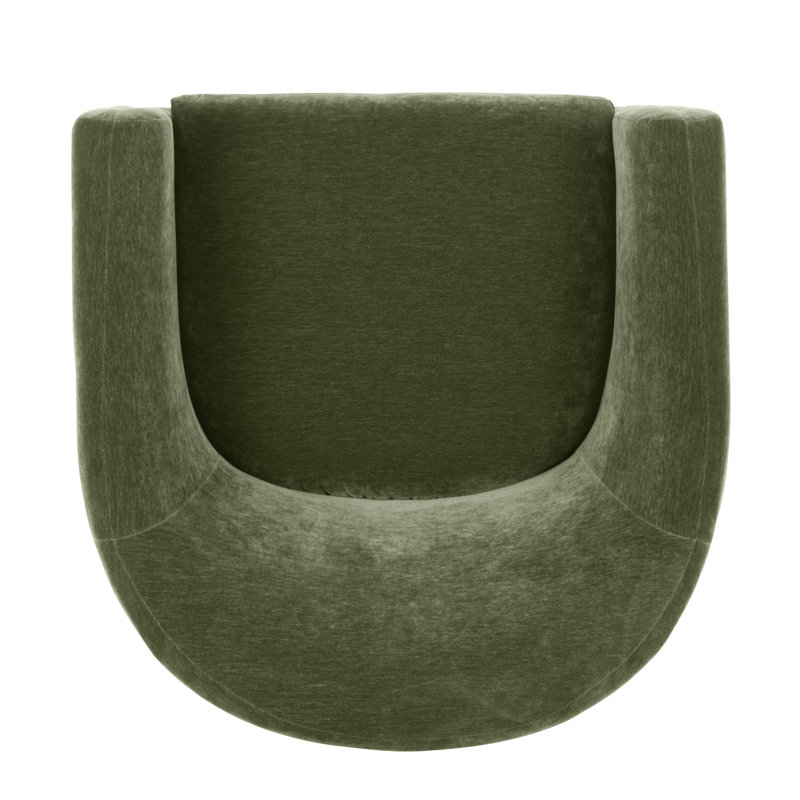 Fauteuil lounge d'appoint en tissu Ennis, Sagano Green
