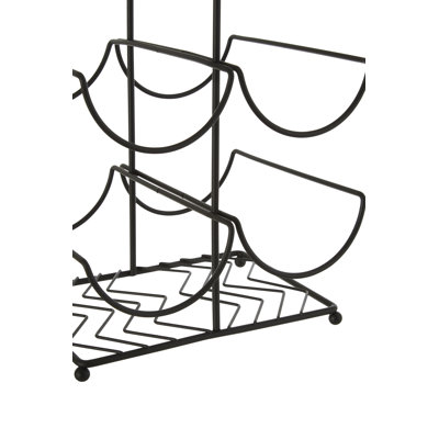 Mattingly Tabletop Wine Bottle Rack in Black