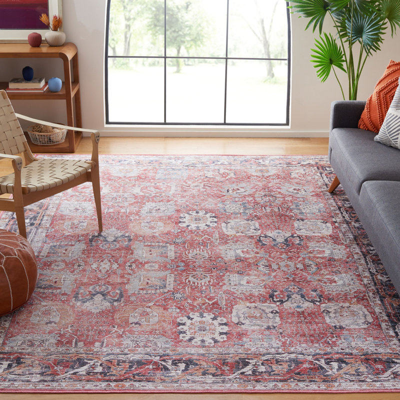 Serapi Performance Machine Washable Oriental Rug, Rectangle 8' x 10'