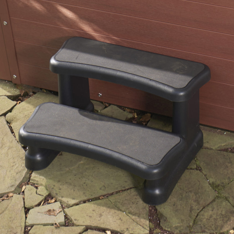 Aqualife Handi Slip-Resistant Steps For Straight- Or Curved-Sided Hot Tubs