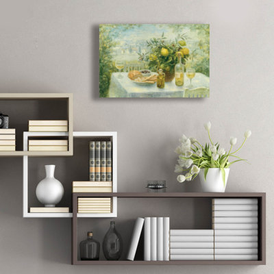 «Tuscan Table» par Danhui Nai, art mural en verre acrylique