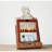 Wood Tablet Holder with Rope Distressed White Dipped Finish