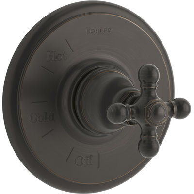 Artifacts Rite-Temp Valve Trim with Cross Handle