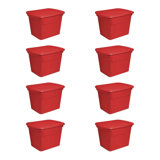 Sterilite Plastic Stackable Storage Tote Container Bin