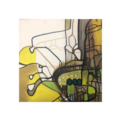 Plan de la ville | Acrylique sur toile | Par Muhammad Yusuf