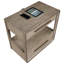 Table de chevet 2 tiroirs Taupe