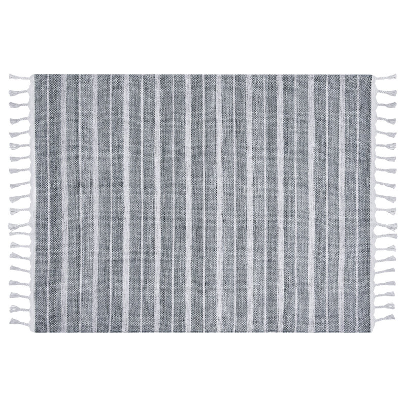 Layhill Striped Hand Woven Area Rug, Rectangle 140 x 200cm