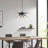 3-Light Spiked Chandelier