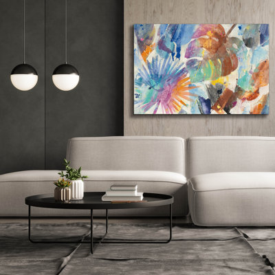 «Palm Abstract» par Albena Hristova, art mural sur toile