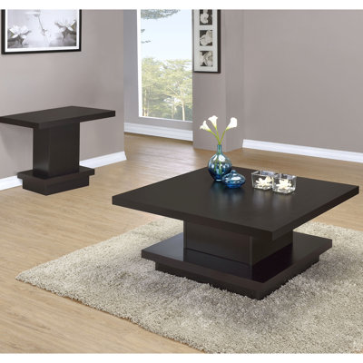 Ensemble de tables basses 2 pièces Cappuccino