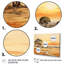 Ensemble de 5 pièces d'art mural beige, paysage africain safari-161556673