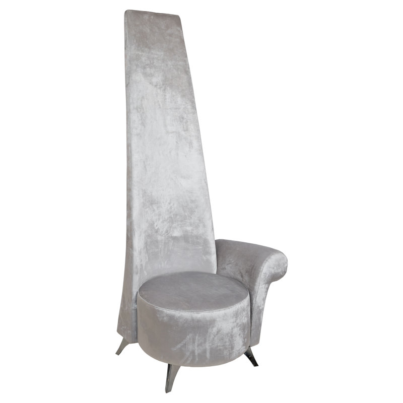 Duckett Upholstered Armchair, Steel Shimmer