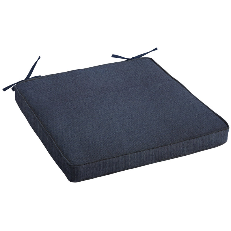 Sunbrella Outdoor 2'' Dining Chair Cushion, Spectrum Indigo Sunbrella