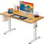 Bureau debout électrique réglable avec structure en acier stable, moteur silencieux, réglage de la hauteur mémoire-654723899-654723891
