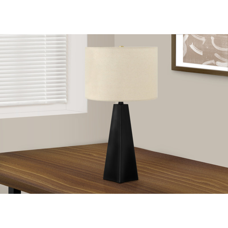 Modern Resin Table Lamp with Shade