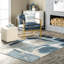 Tapis abstrait lavable à la machine Sherri SpinClean-1150772031