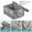 Sorbus Wooden Pattern Fabric Box 2-Pack-416146668