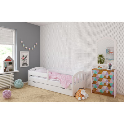 Damon Convertible Toddler Bed with Drawer