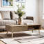 Table basse moderne avec porte coulissante Kristepher