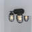 Starklake 2 - Light Dimmable Black Vanity Light-71472529
