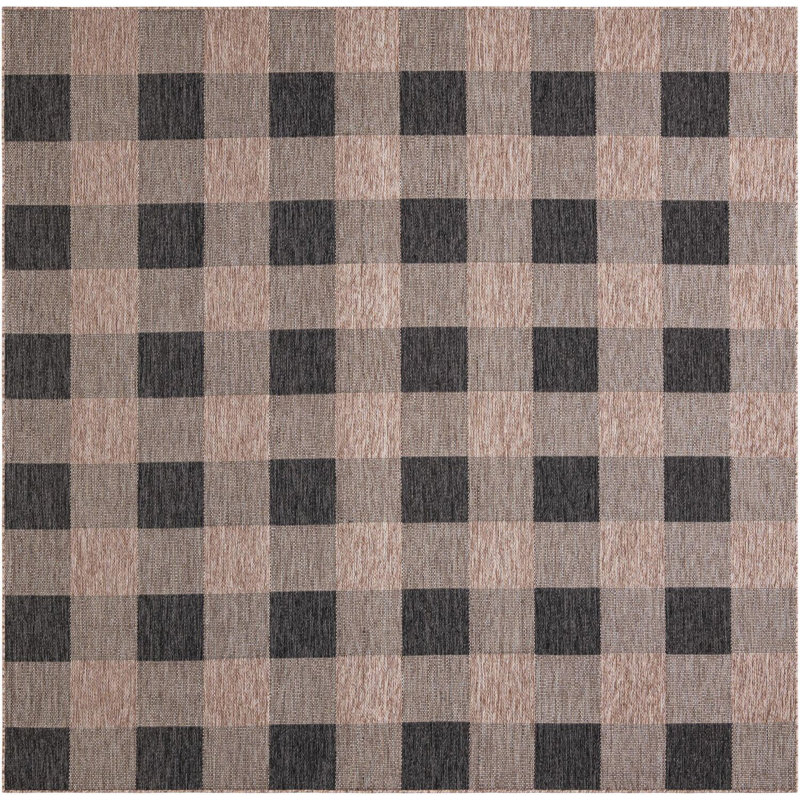 Tapis intérieur / extérieur Borrego , Carré 10 pi