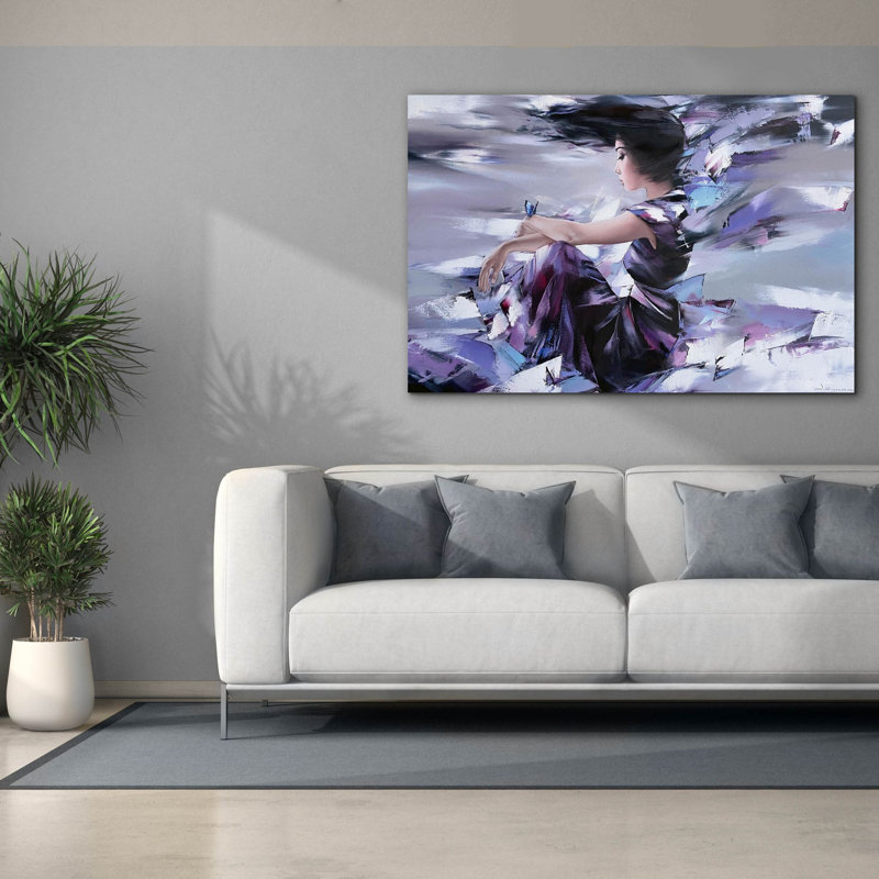 «Waiting» par Alexander Gunin, impression sur toile, H 40 po x l 60 po x P 1,5 po