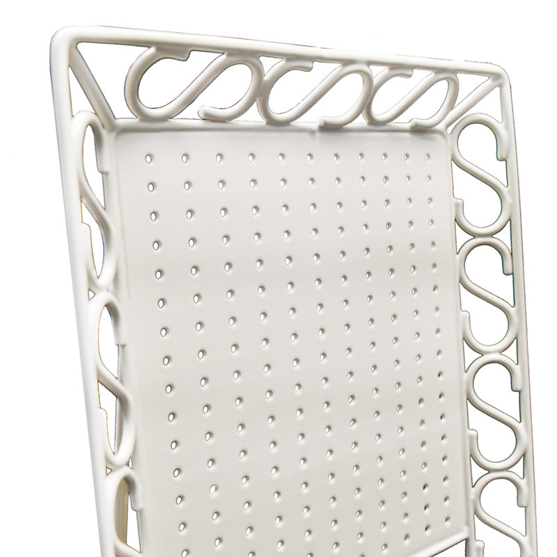 Mini support à bijoux en métal, Blanc