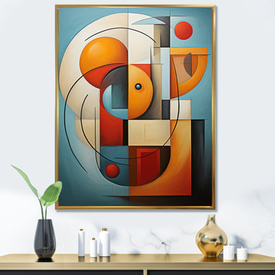 «Ilianny Cubism Geometric Form II», reproduction sur toile