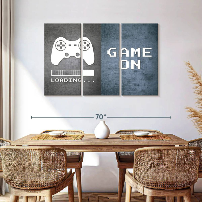 'Loading Game On, 36" H x 57" W