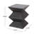 Outdoor Lightweight Concrete Side Table