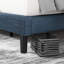 Eleonora Upholstered Bed Frame with Button-Tufted Headboard-496629899