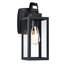 Schlesinger Matte Black 34.9cm H Outdoor Wall Lantern