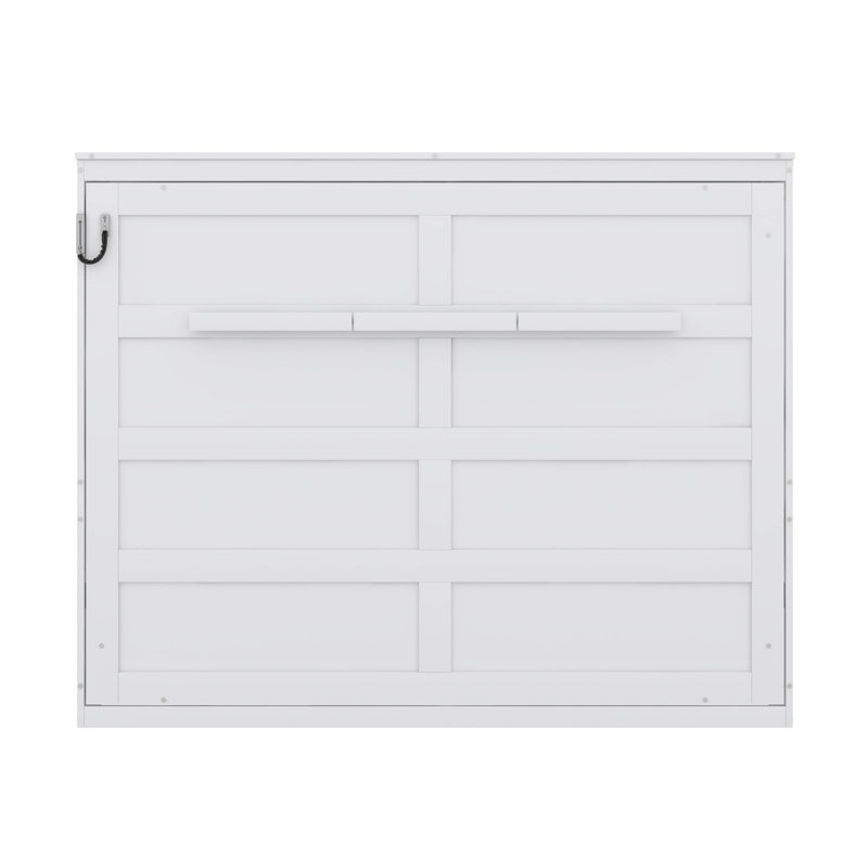 Grand lit escamotable classique, Blanc, Grand lit