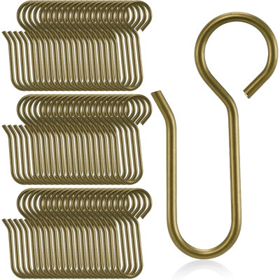 60-pack Bronze Curtain Track S Hooks