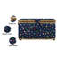 SINGER - Grand panier à couture avec imprimé floral et pochette assortie