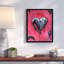 «Red Pop Heart», reproduction de peinture acrylique encadrée par Ed Capeau-26051400-26051406-26051409