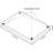 Clear Acrylic Matte Floater Picture Frame