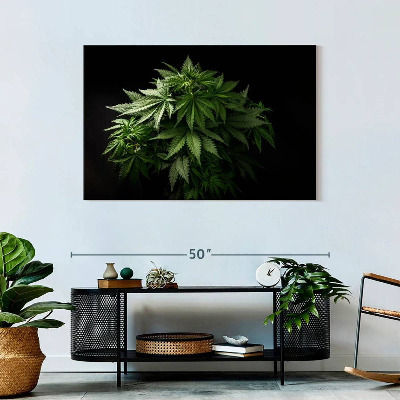 Senne Marijuana Cluster, 30" H x 45" W