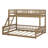 Bunk Bed With Ladder And Guardrails
