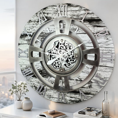Horloge murale 36 "surdimensionnée pour le salon