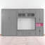 Lit escamotable simple avec meuble télé intégré et rangement-1143642909