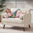 Modern Oversized Accent Chair, 43.3" Piping Single Armchair With 37.8" Seat, Quilting Backrest, Padded Arms, Wood Legs For Living Room-1483368632