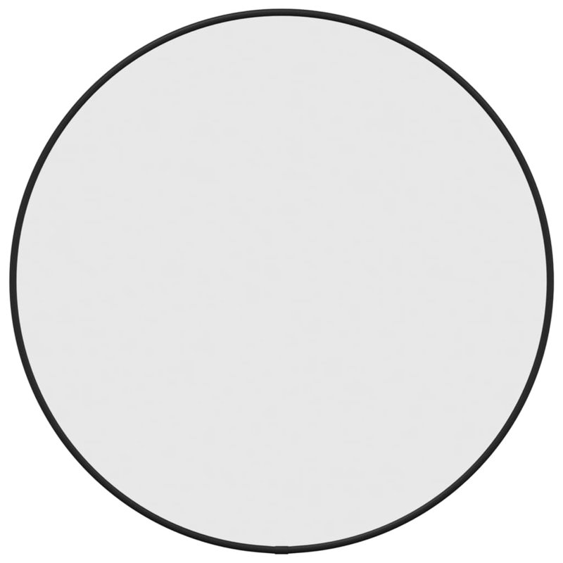Jenkintown Round Mirror, Black, 50cm x 50cm