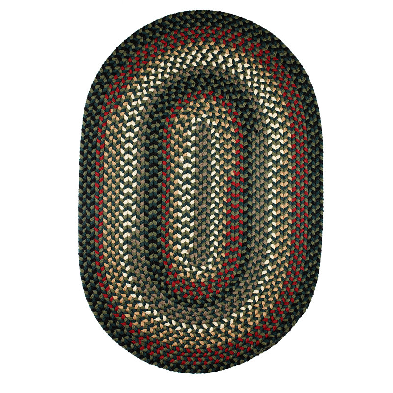 Mako Synthetic Geometric Rug, Round 4'