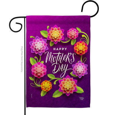Double Sided Polyester Mother's Day House Flag