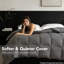 Édredon de luxe en plumes et en duvet de fibres, tissu en polyester doux, housse de couette toutes saisons Hotel Collection - infroissable-2113164270