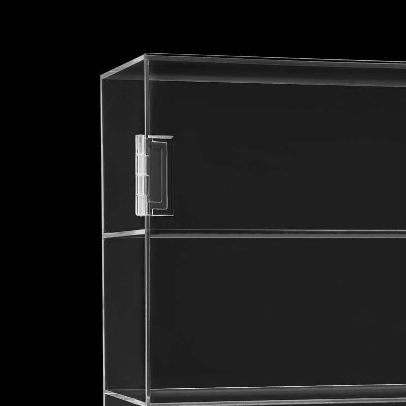 4 Grids Clear Acrylic Display Box with Lock