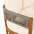 Raniel Outdoor 5-Piece Acacia Wood Conversation Set With Woven Rope & Cushions